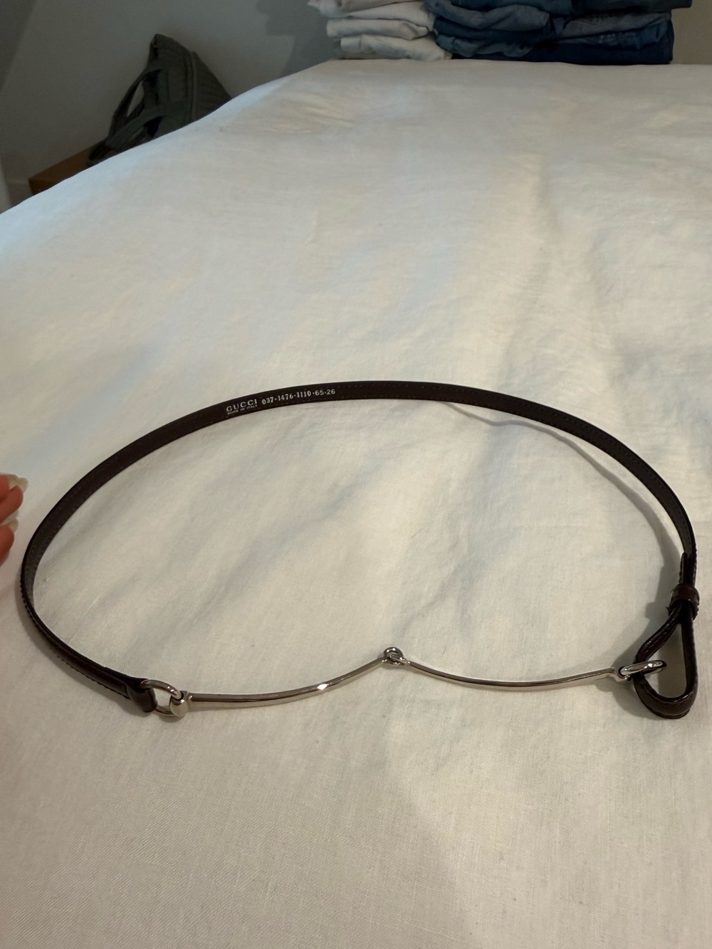 Gucci Tom Ford Slim Horsebit Belt